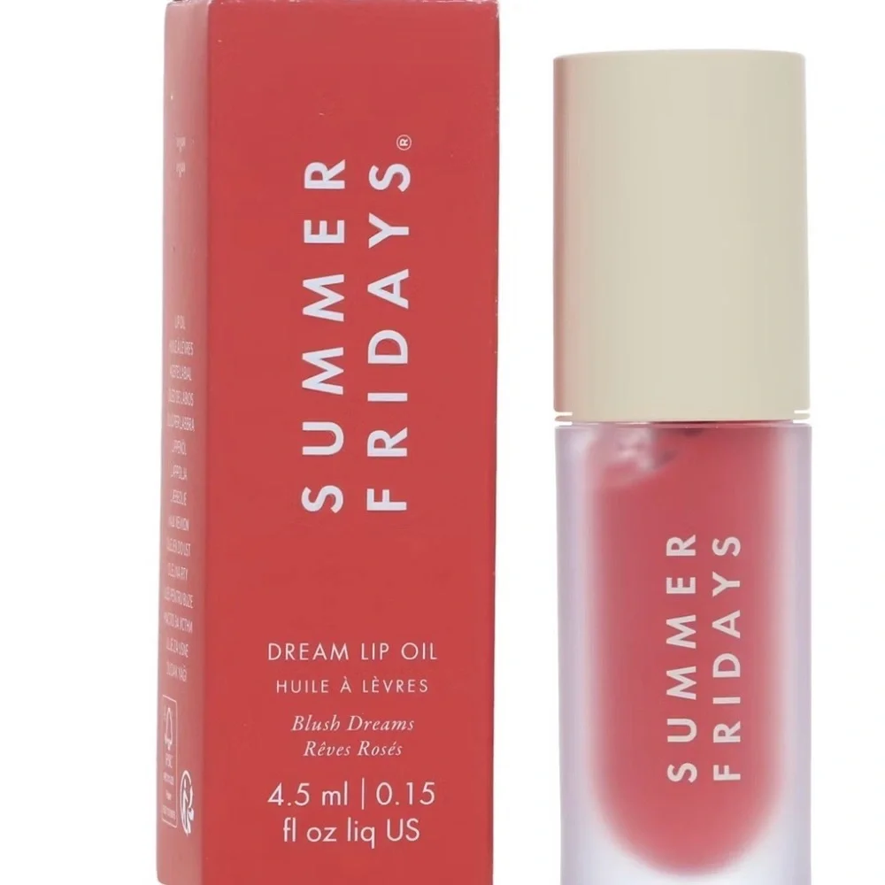 Summer Fridays Liquid Lip Oil in shade Blush Dreams